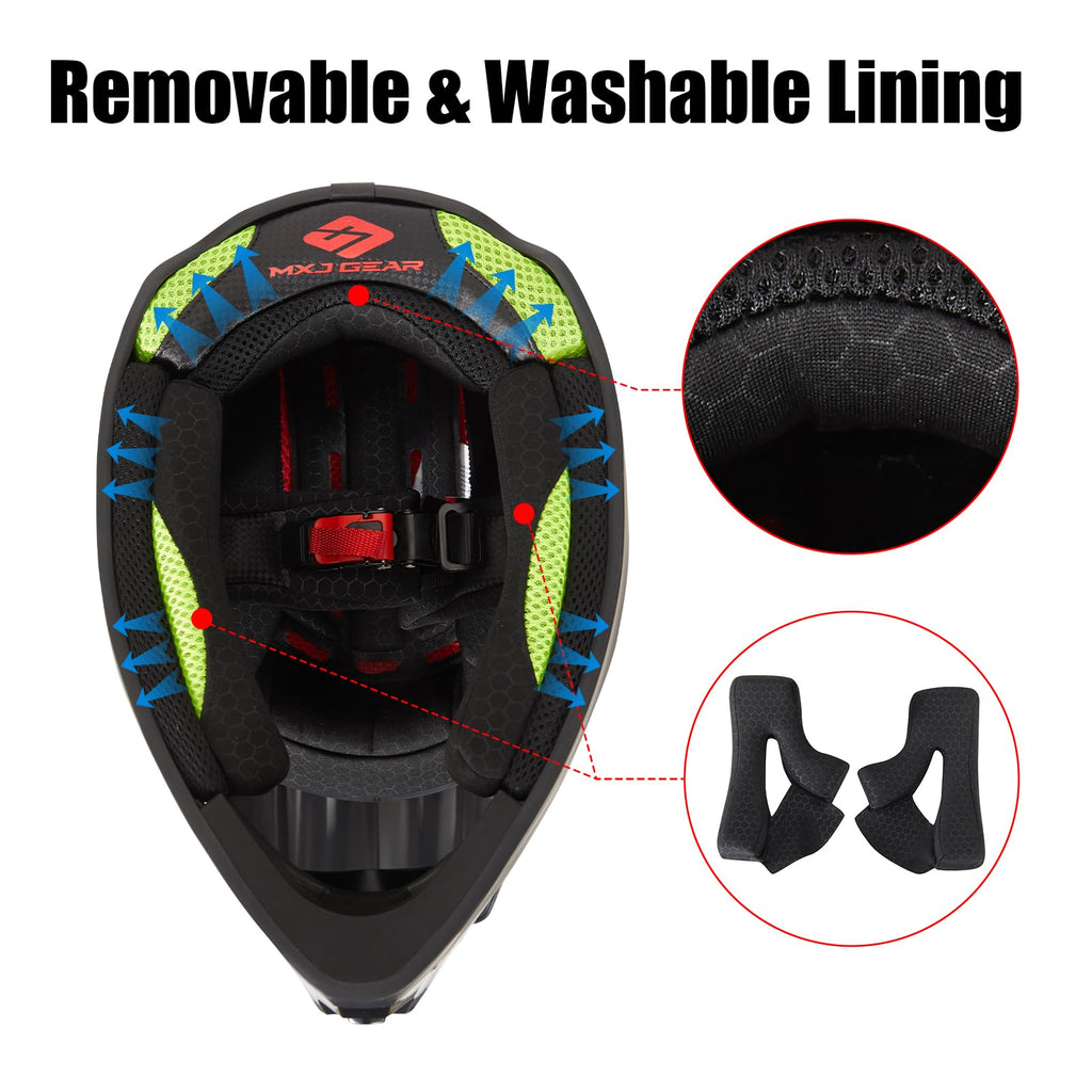 DOT Approved Full Face Motocross Helmet R339325