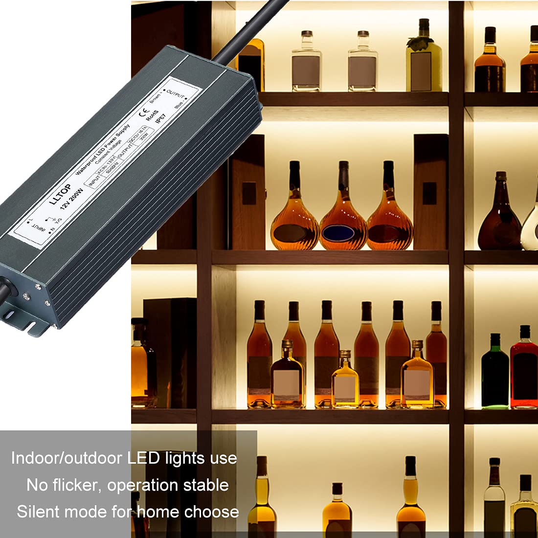 12V DC Waterproof IP67 Power Supply 200W 16.7A U919277