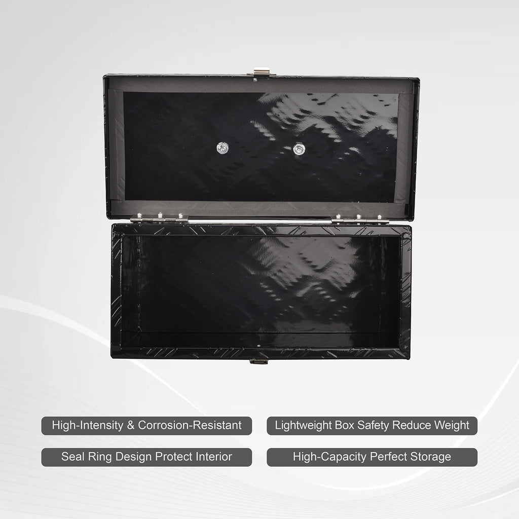 16 Inch Aluminum Truck Bed Tool Box Black V6668