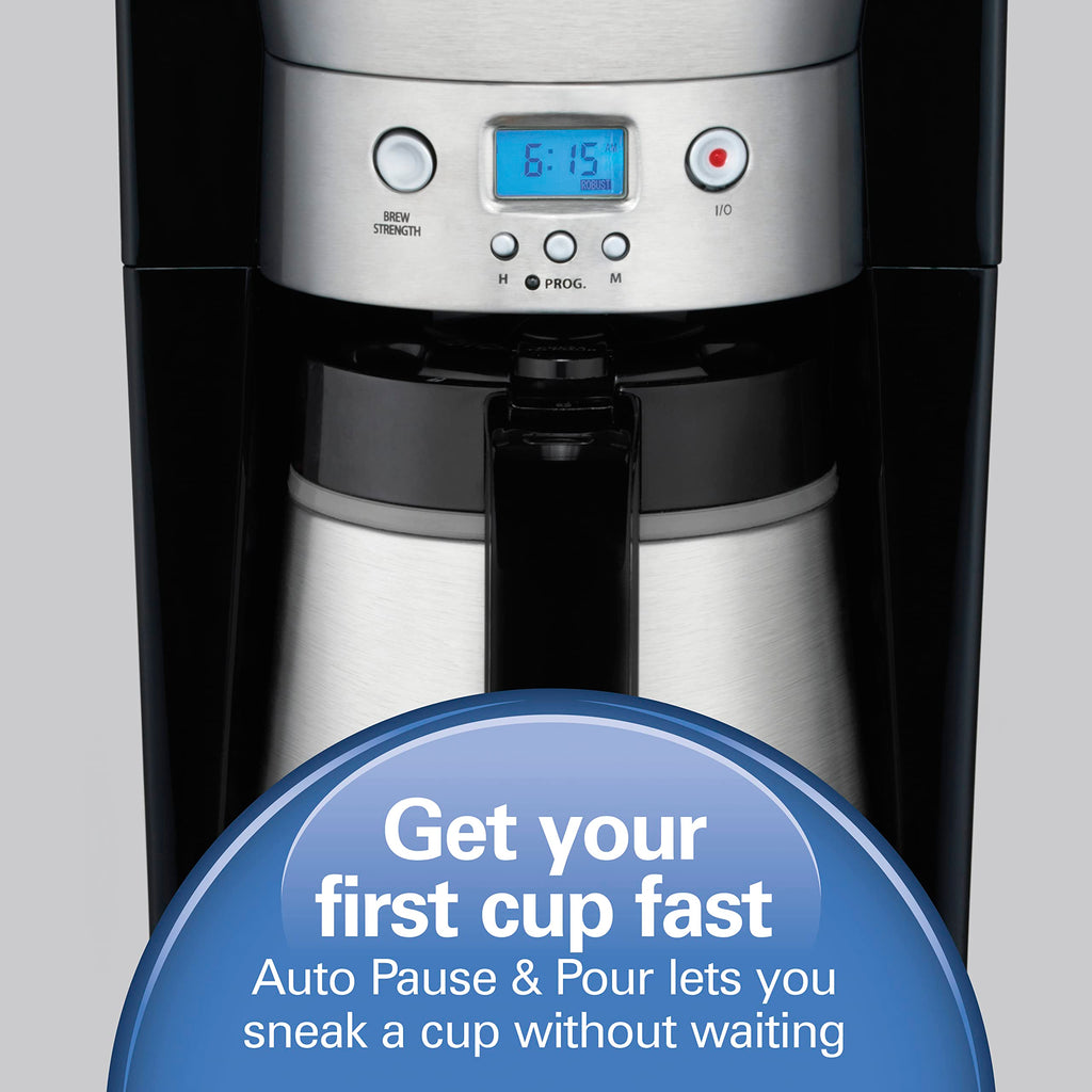 Programmable Drip Coffee Maker with 10 Cup Thermal Carafe S2025