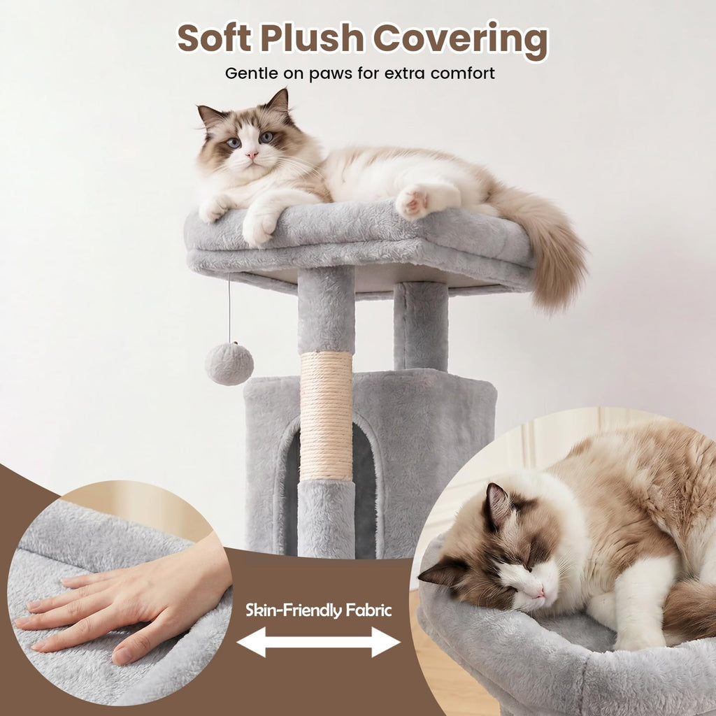 70 Inches Cat Tree with Ladder Q181147