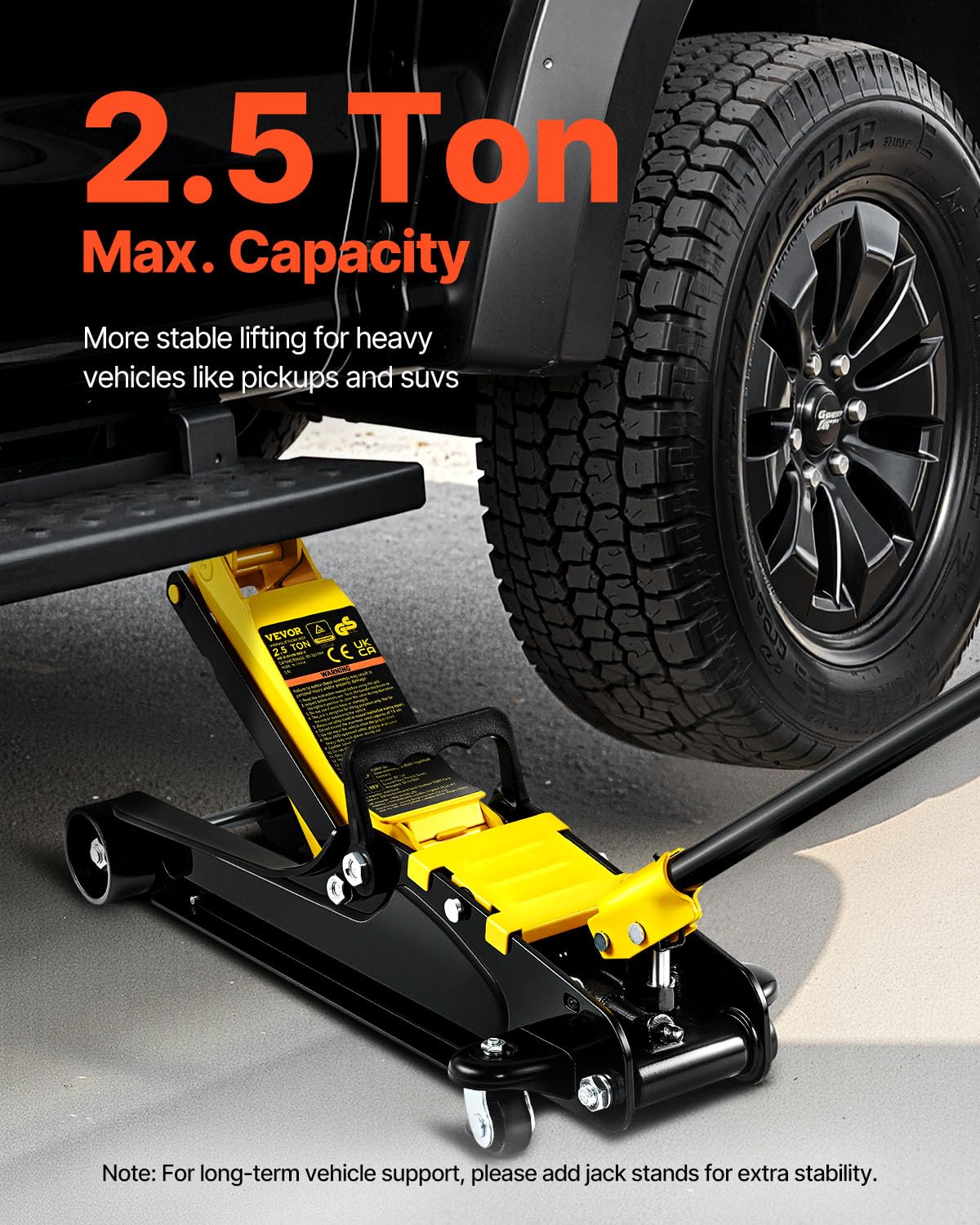 2.5 Ton Low Profile Steel Floor Jack Q183