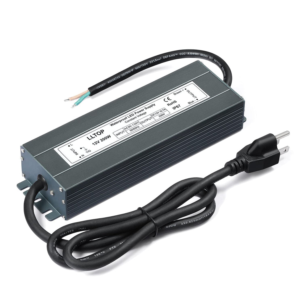 12V DC Waterproof IP67 Power Supply 200W 16.7A U919277