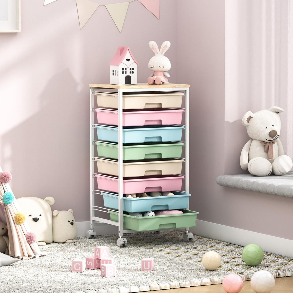 Rolling Cart with 8 Drawers G255480