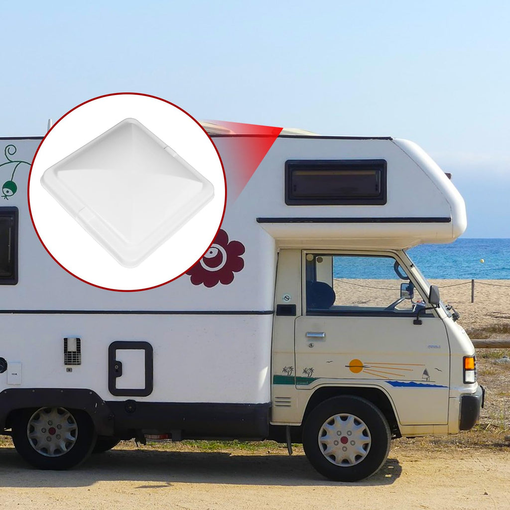 2 Pack 14 Inch White RV Vent Covers J97046