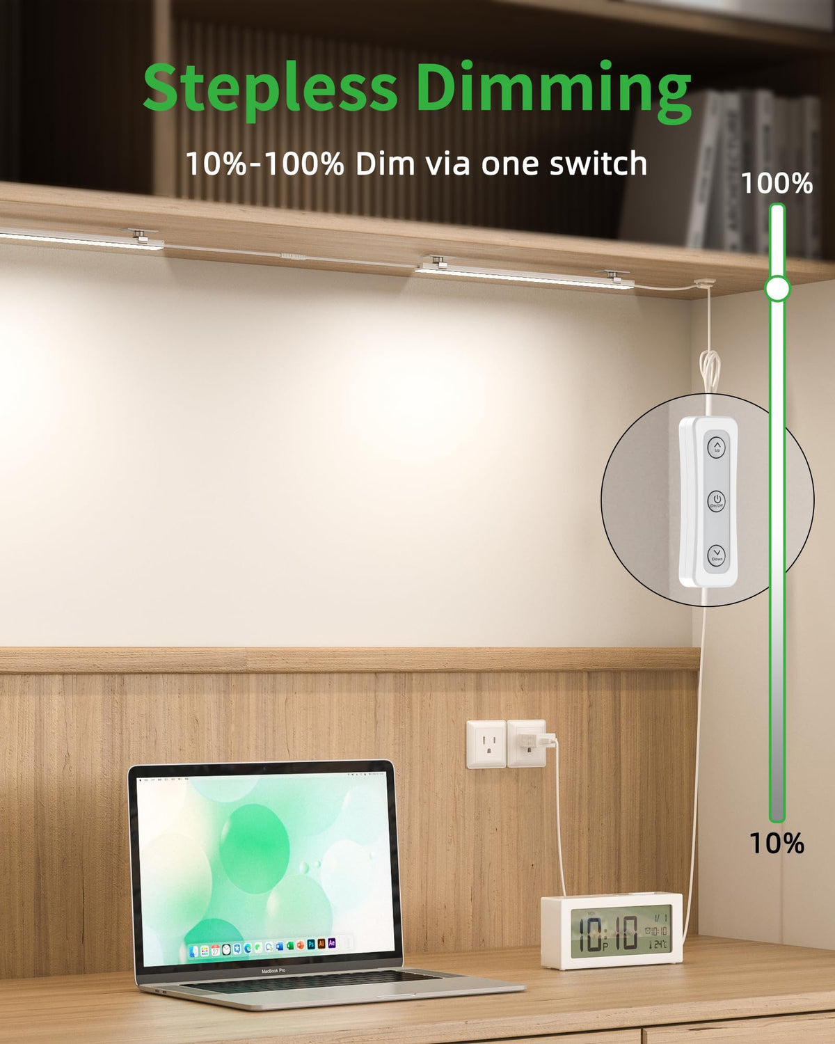 Dimmable 3pcs 12 Inch Cold White 6000K Linkable Under Cabinet Light B690238
