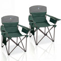 Oversized 2 Pack Heavy Duty Padded Camping Chair with Cooler Bag C225550