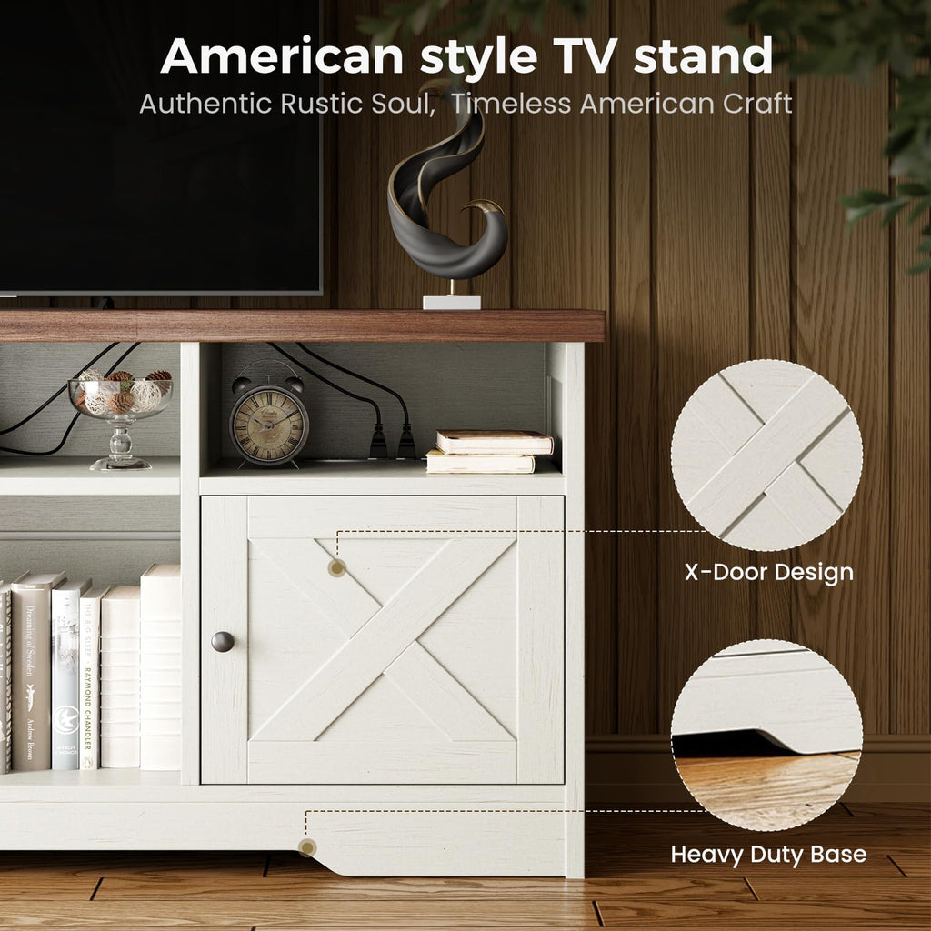 White TV Stand T6322