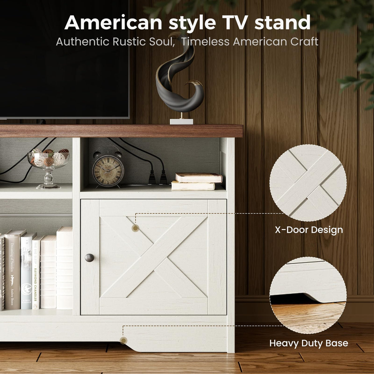 White TV Stand T6322