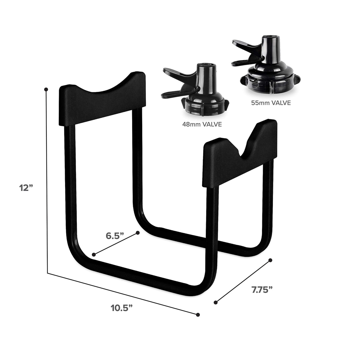 Stainless Steel Water Jug Stand with 2 Dispenser Valves A73126
