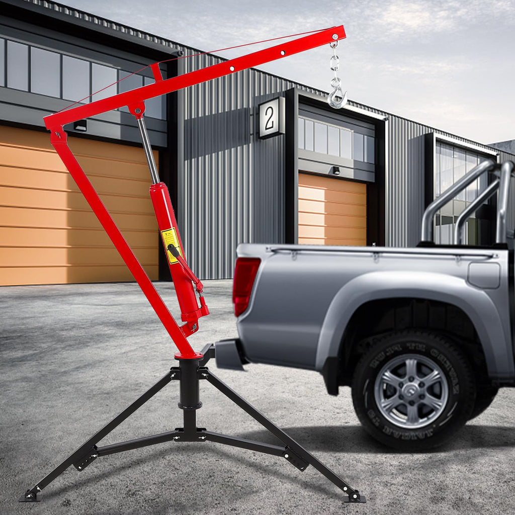 1000 Lbs Hydraulic Hitch Mounted Truck Crane P730216