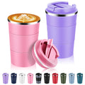 13 oz Stainless Steel Insulated Travel Coffee Mug 2 Pack Z304