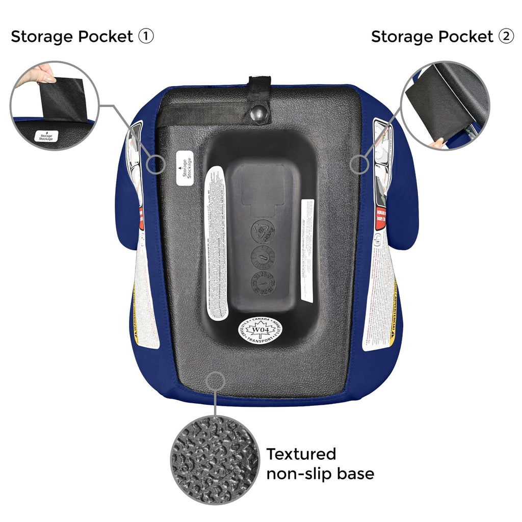 Backless Booster Car Seat, 40-100 lbs W399