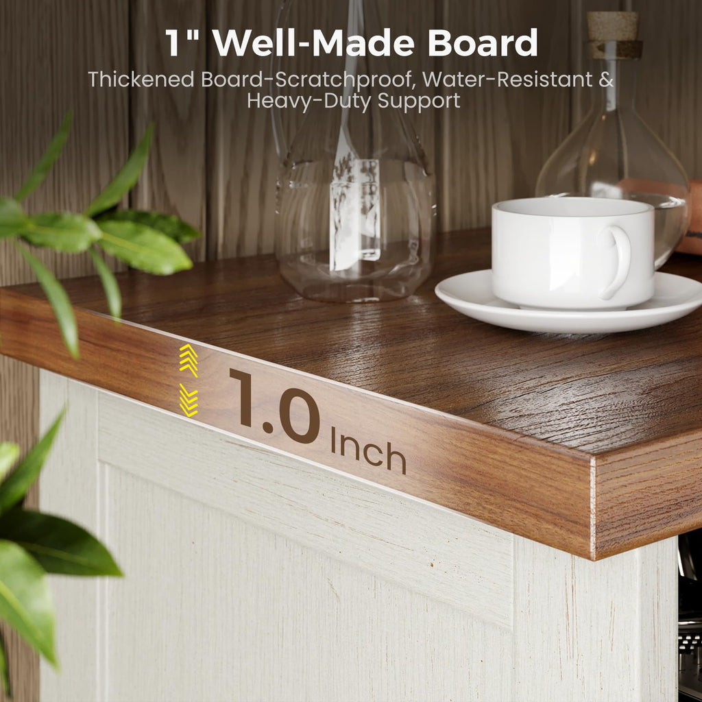 White TV Stand T6322