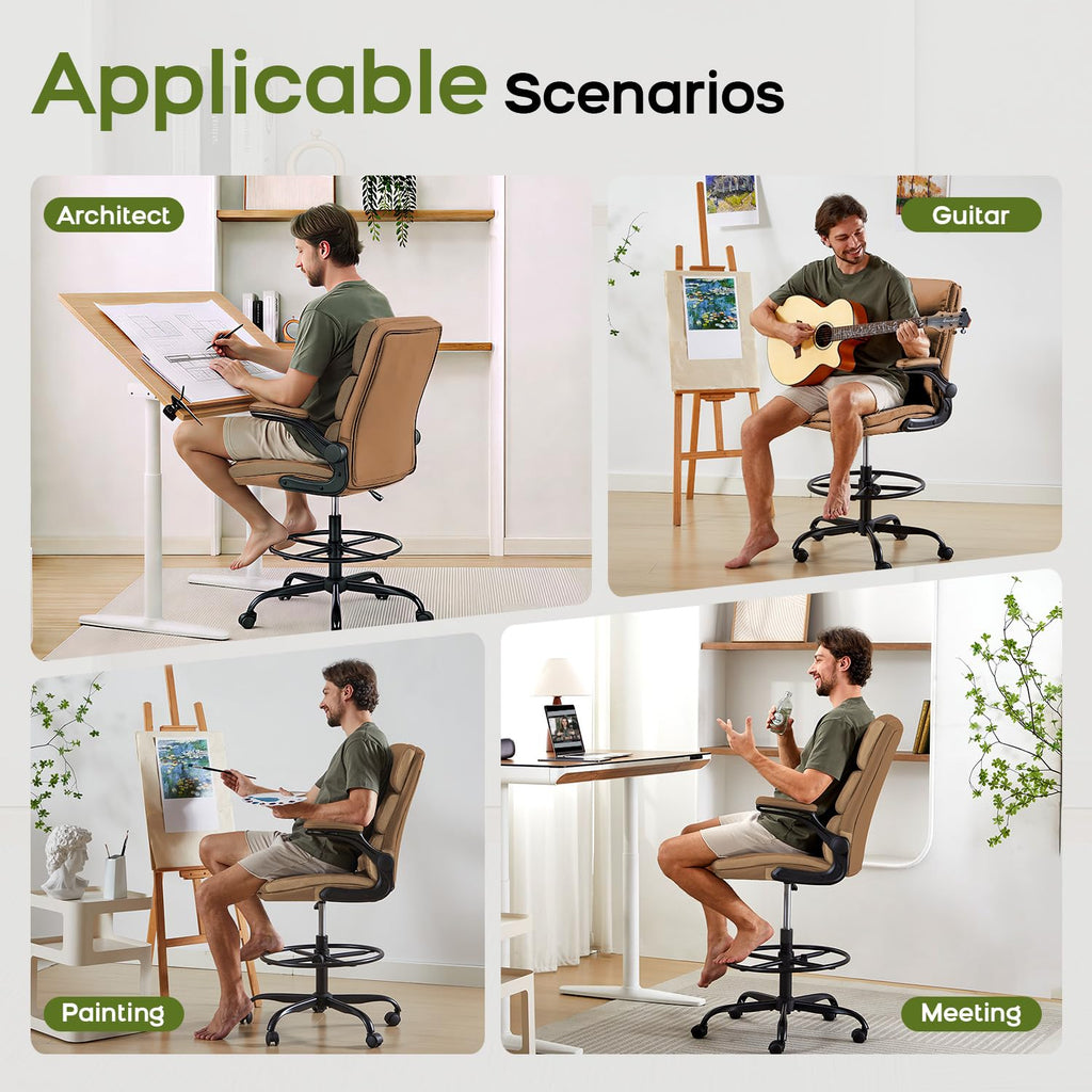 Tall Drafting Chair V27368