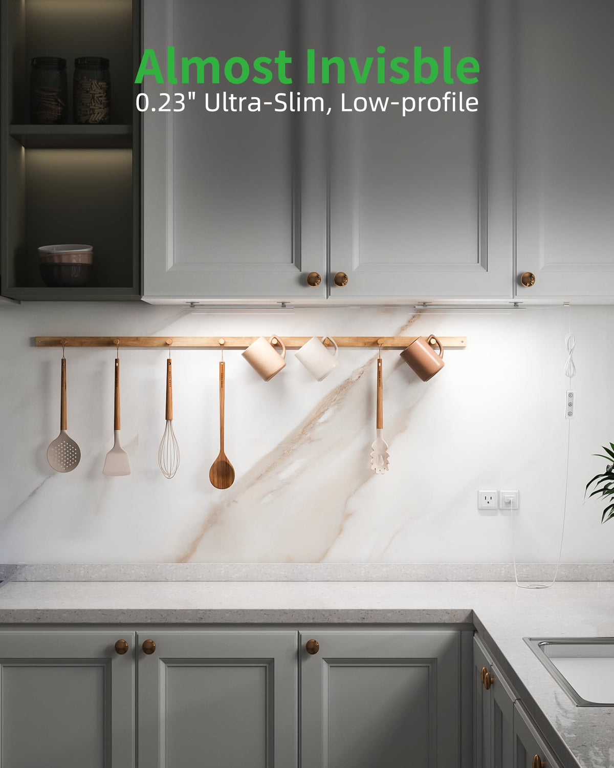 Dimmable 3pcs 12 Inch Cold White 6000K Linkable Under Cabinet Light B690238