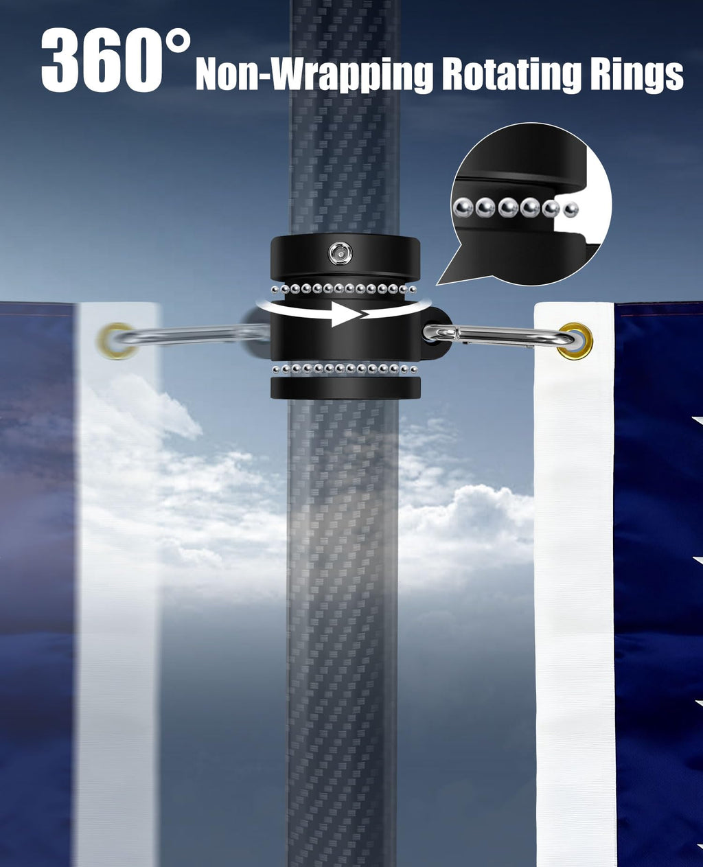 Carbon Fiber Flag Pole U201857