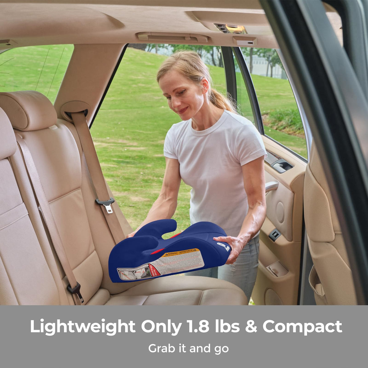 Backless Booster Car Seat, 40-100 lbs W399