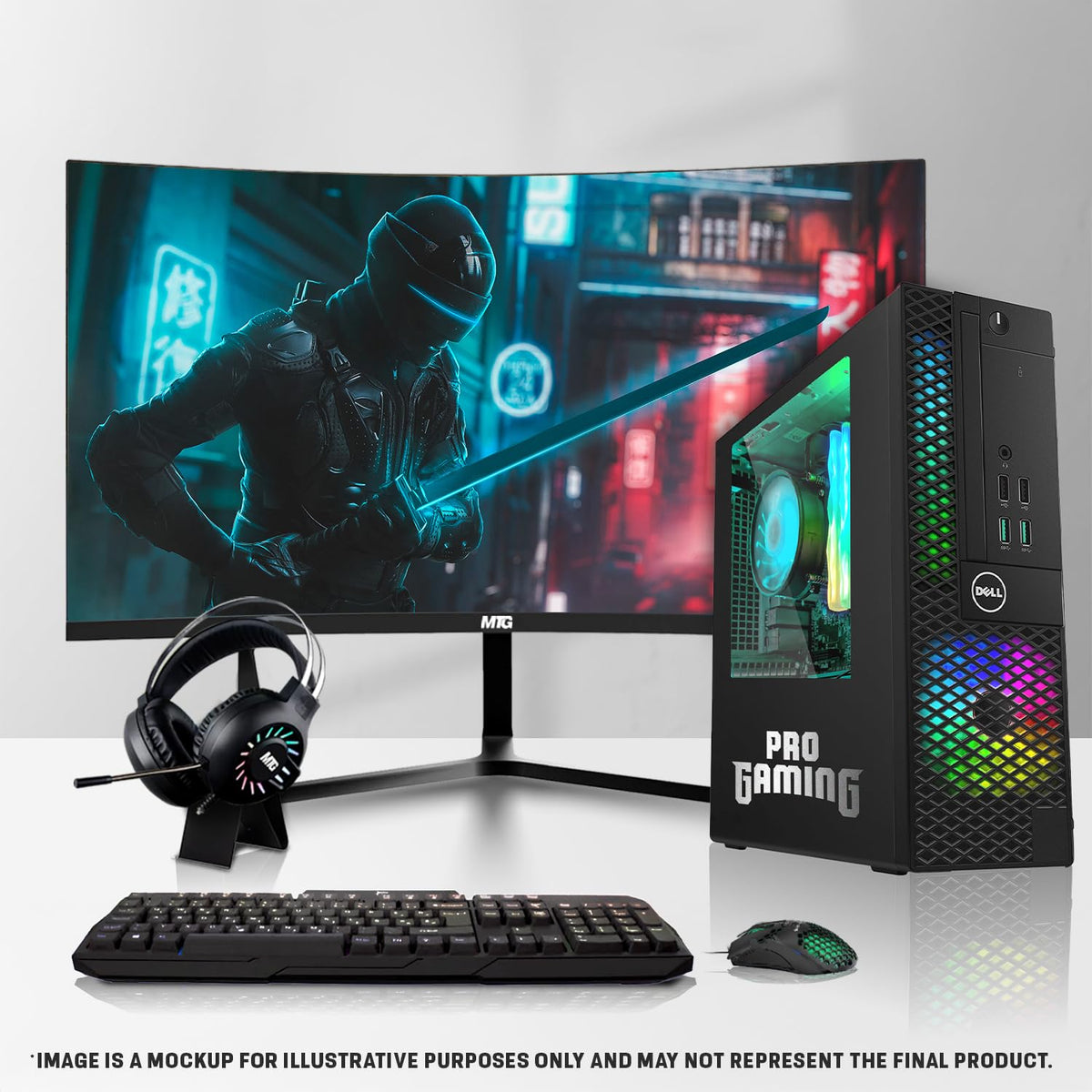 Intel Core i5 32GB RAM 1TB SSD Desktop PC with 24 Inch Monitor Q285