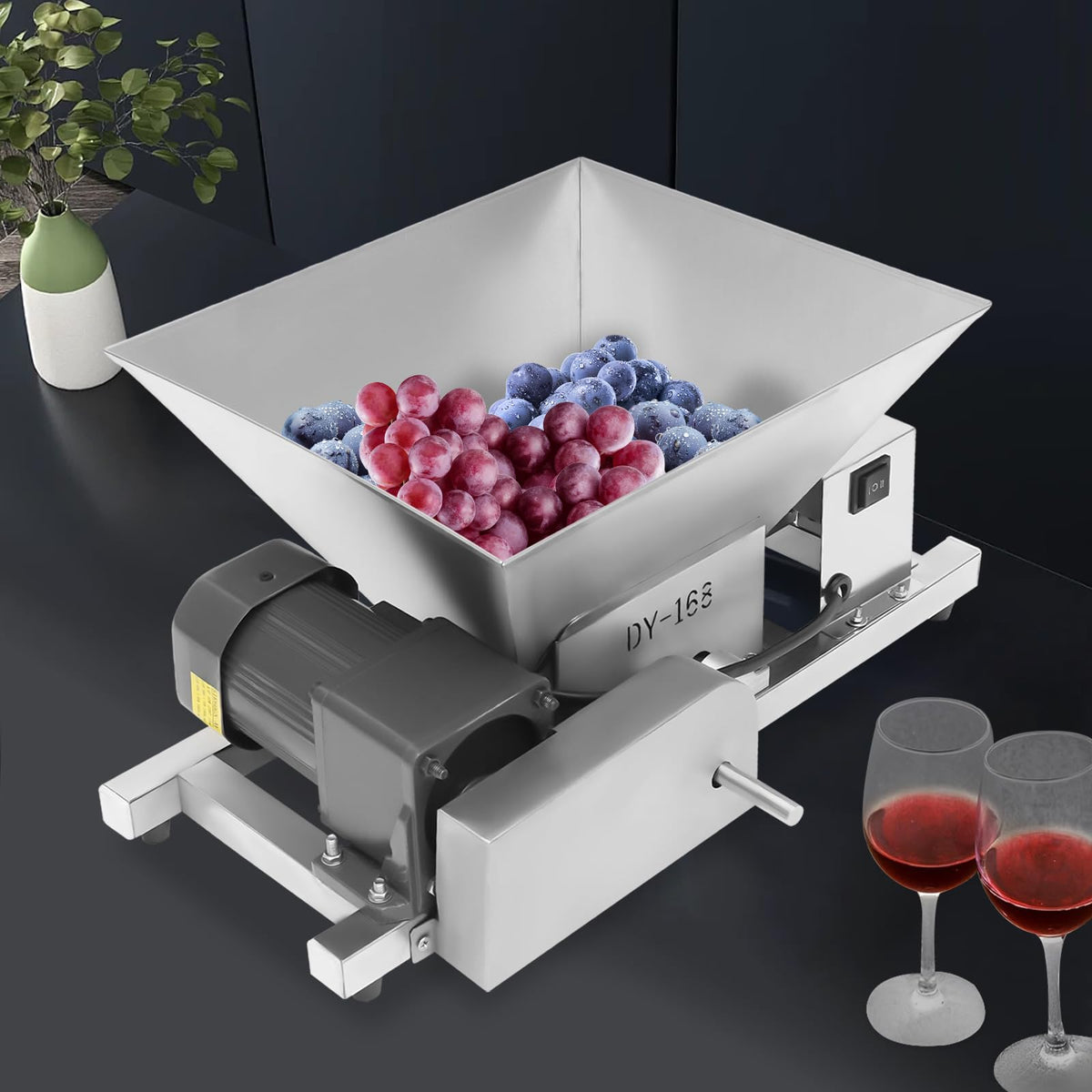 4L Stainless Steel Electric Fruit Crusher T5651