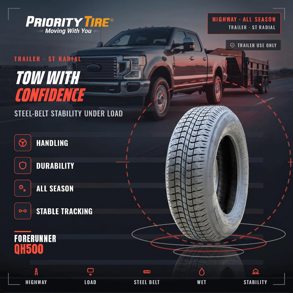 ST205/75D15 All Season 6 Ply Trailer Tire J6067