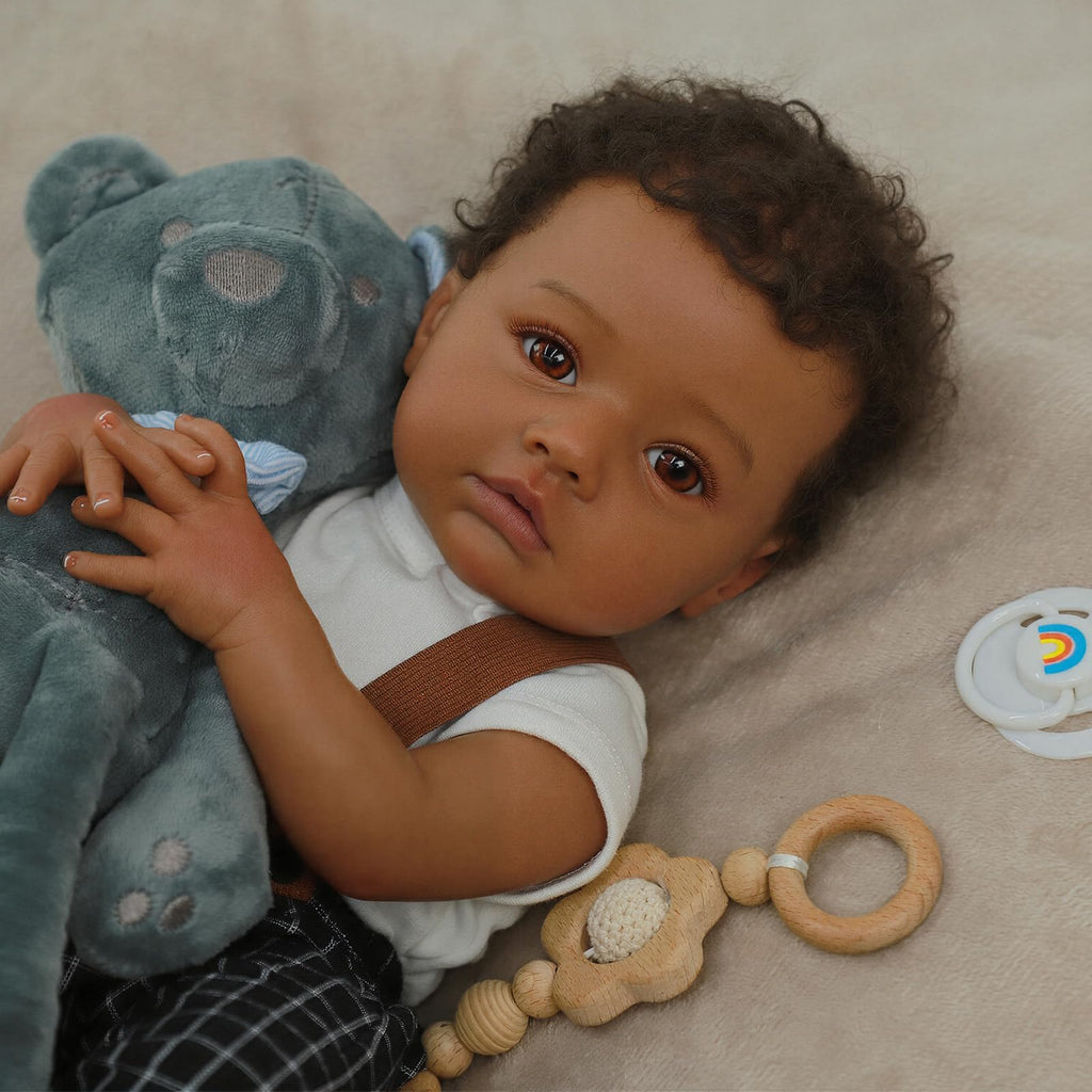 Black 20" Reborn Baby Dolls U324