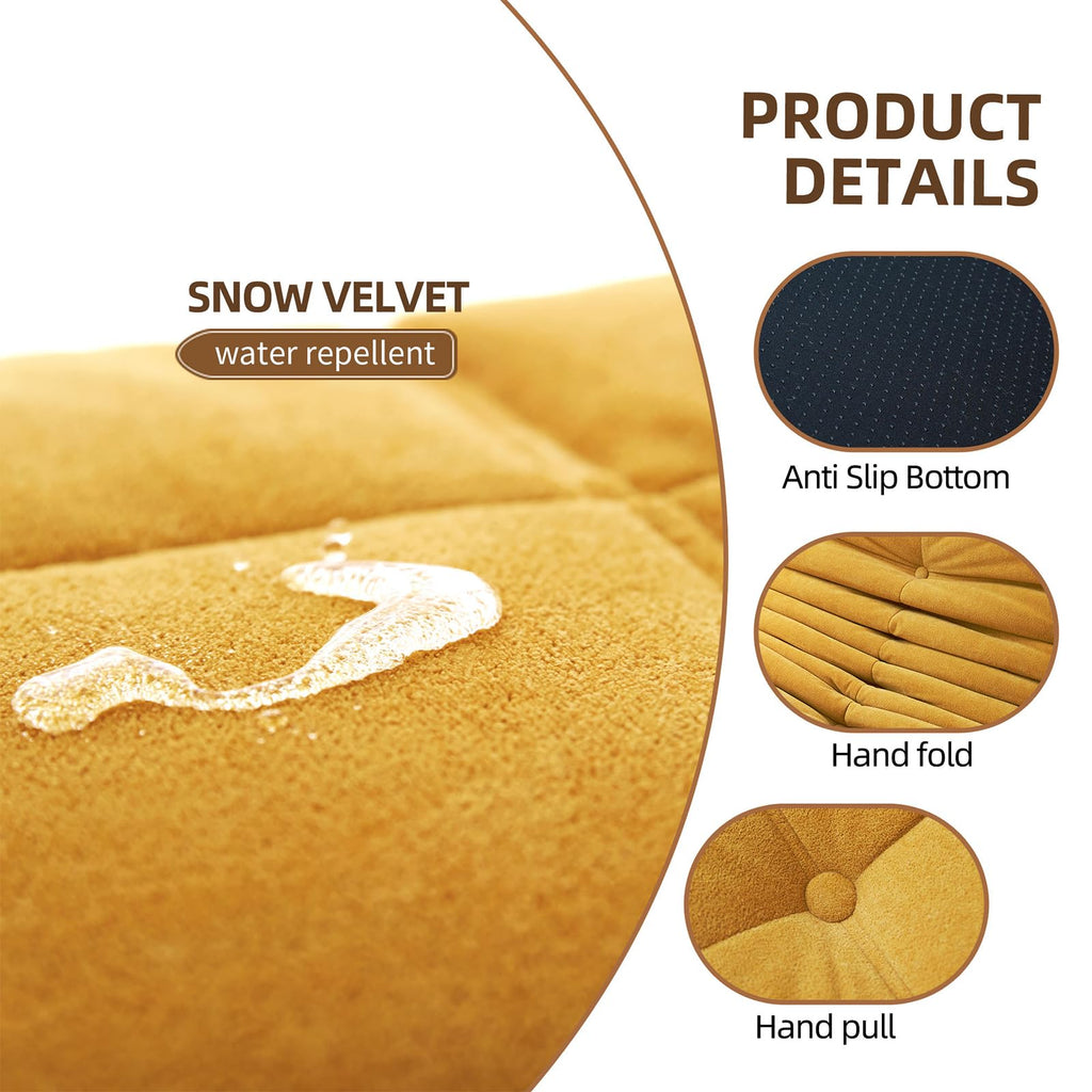 Yellow Memory Foam Bean Bag Chair G552