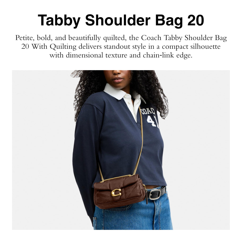 Shoulder Bag 20 With Quilting T679