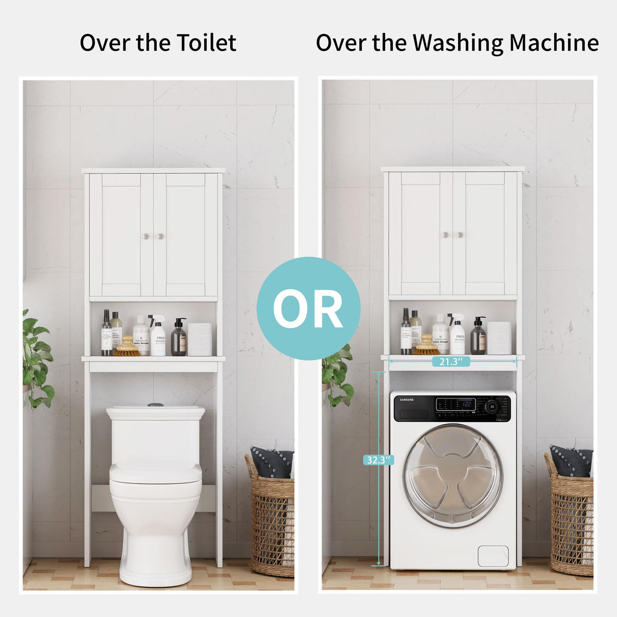Over the Toilet Storage Cabinet H73162