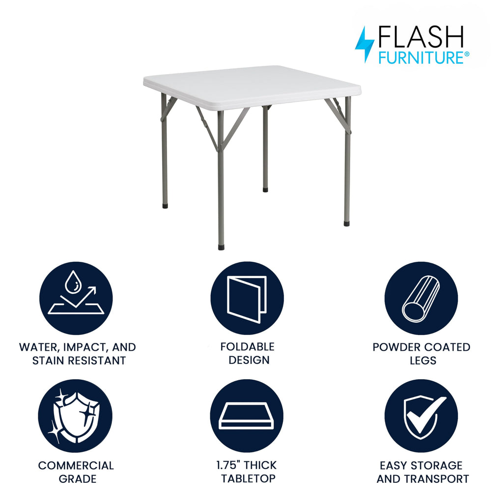 Square Plastic Folding Table I208455
