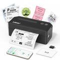 Bluetooth Thermal Shipping Label Printer Black F1901