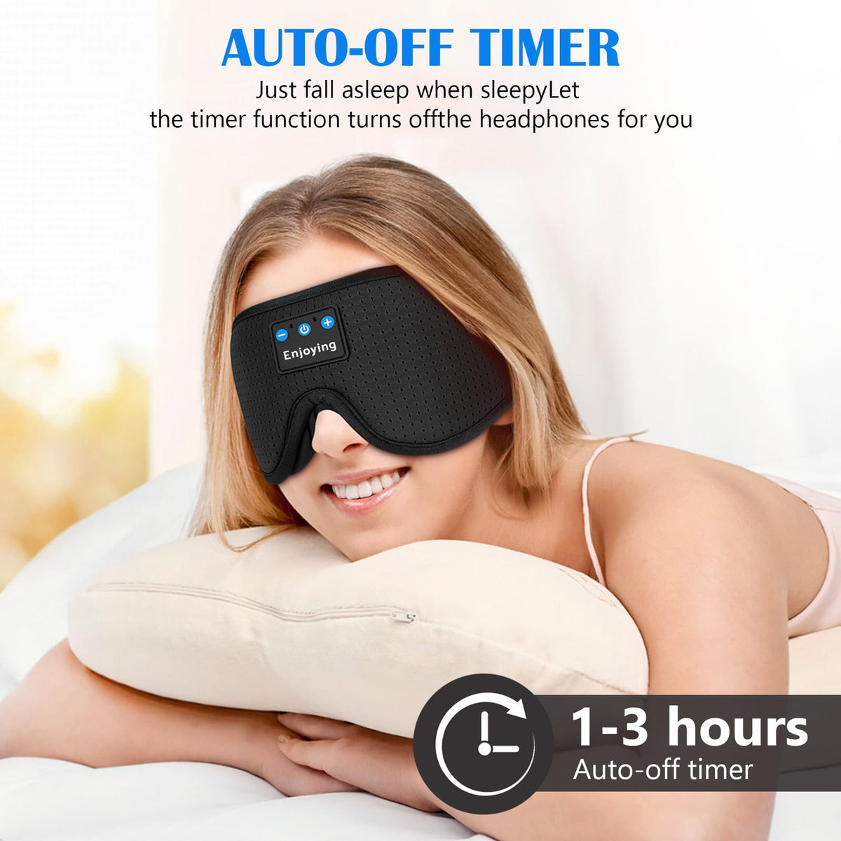 Sleep Mask with Bluetooth Headphones J115