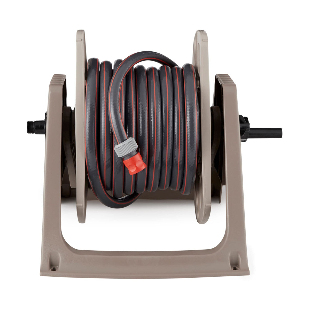 100 ft. Wall Mount Resin Garden Hose Reel with Lid I612761
