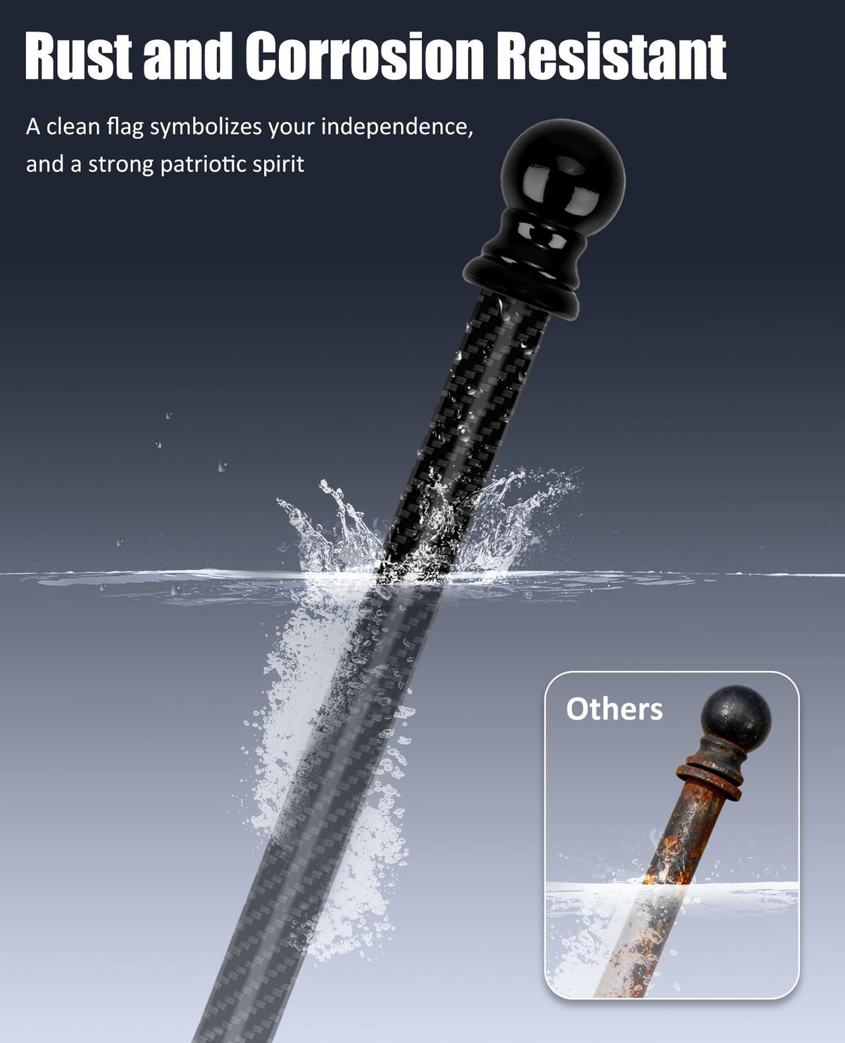 Carbon Fiber Flag Pole U201857