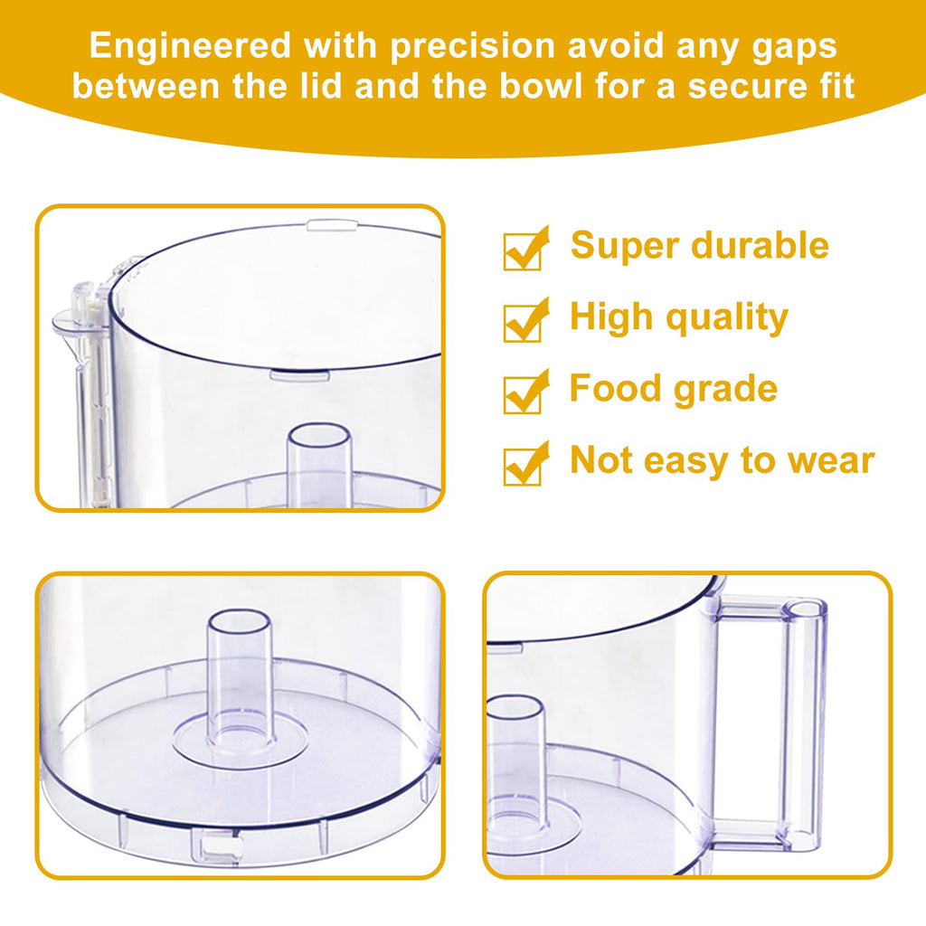 14-Cup Food Processor Work Bowl with Gray Handle C6292