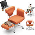 Orange Adjustable Ergonomic Office Chair with Desk Tray E925