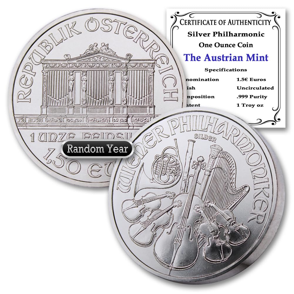 1 oz Austria Silver Vienna Philharmonic Coin K74748