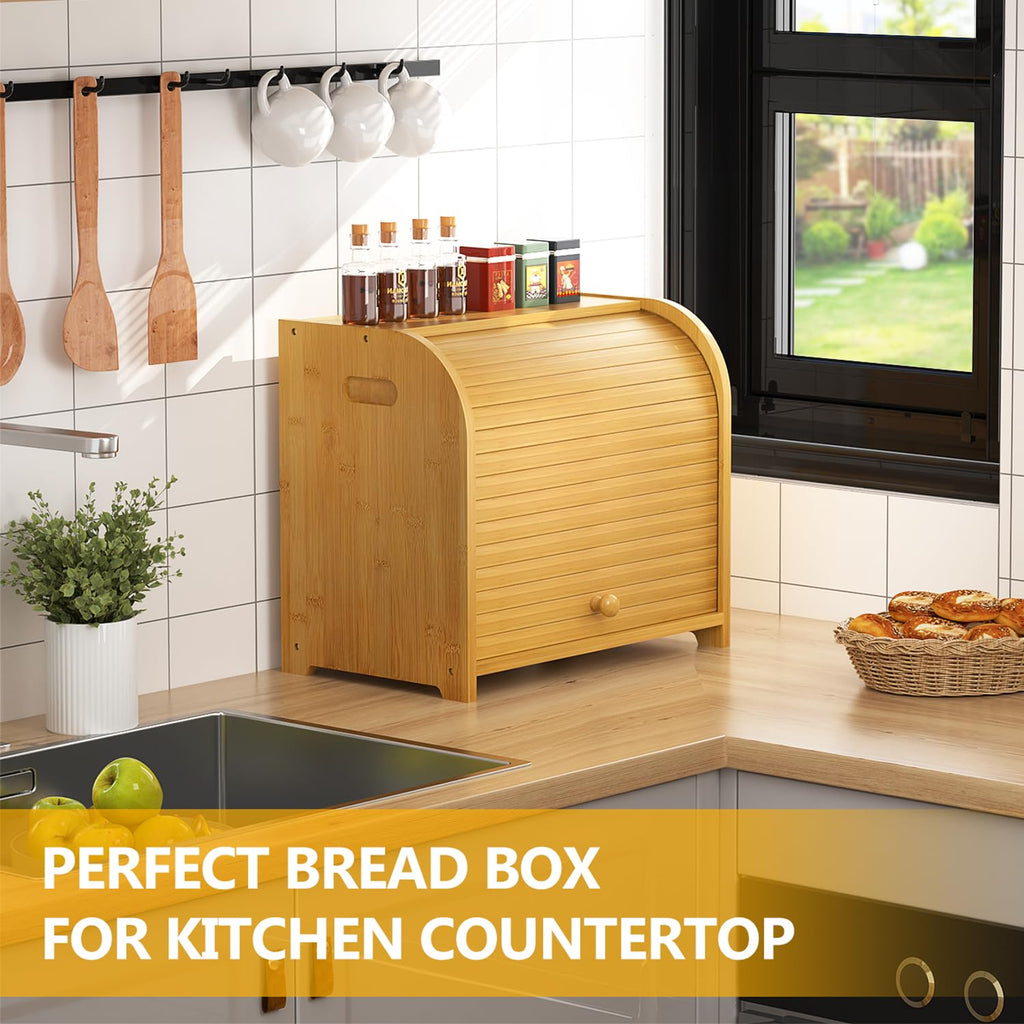 Bamboo Bread Box D91792