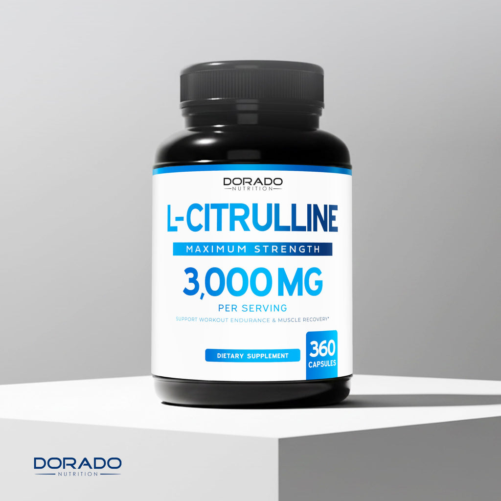 L Citrulline 3000mg 360 Capsules Vegan Non-GMO E166