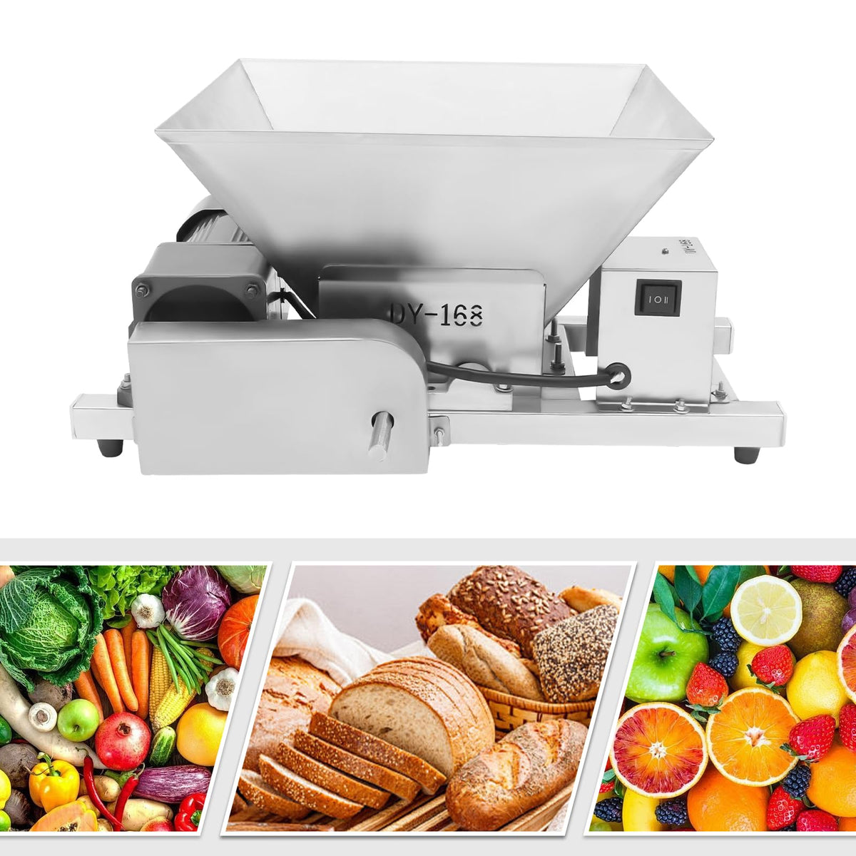 4L Stainless Steel Electric Fruit Crusher T5651