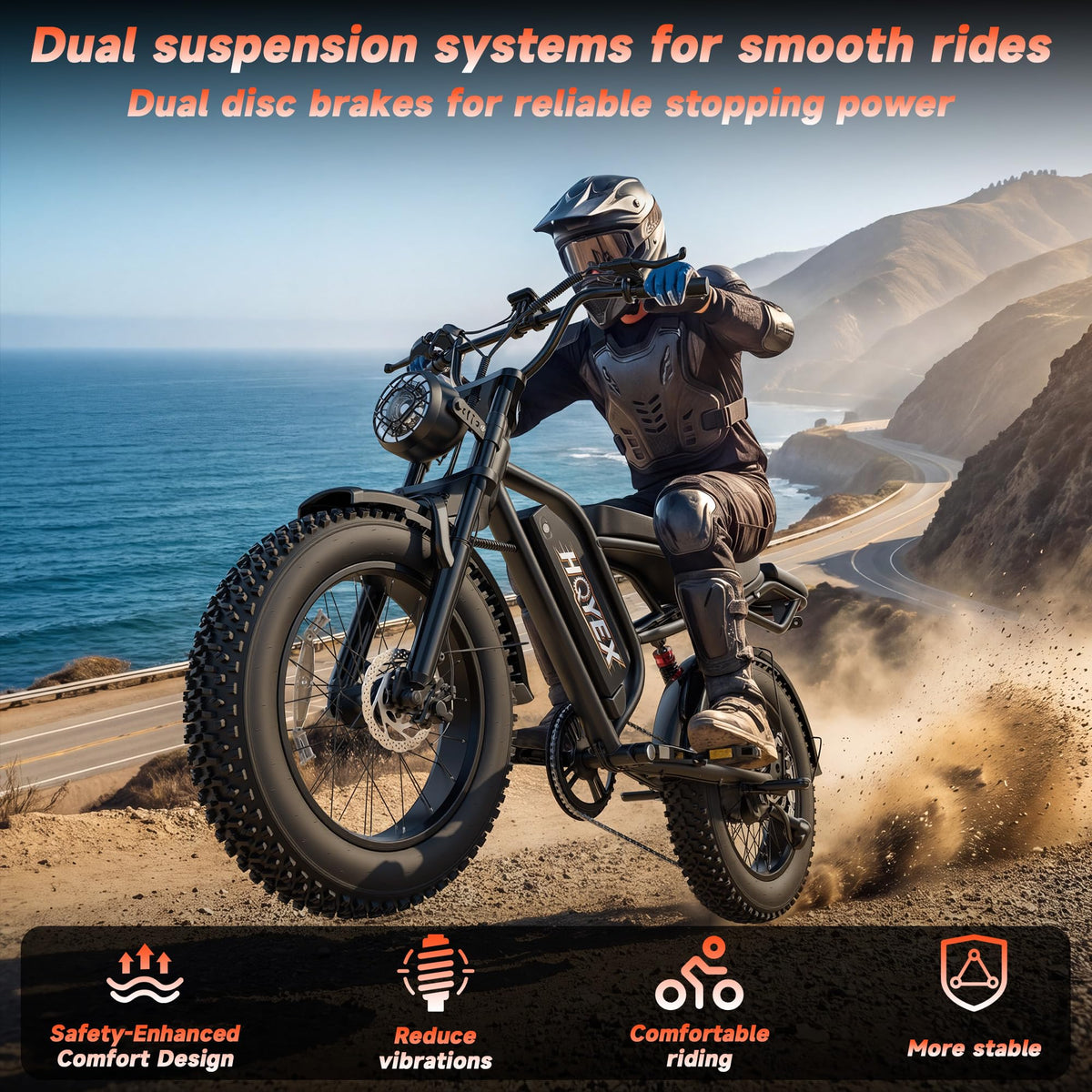 16/20" Fat Tire Electric Bike 1500W Peak Motor Removable Battery N2668