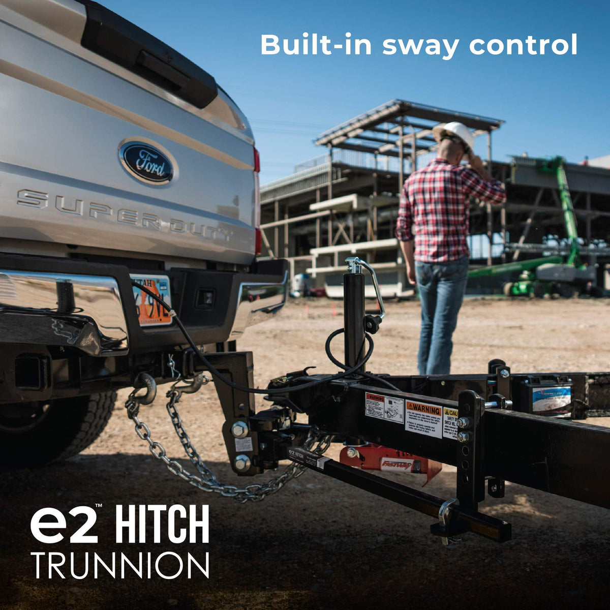 2-Point Sway Control Trunnion Hitch, 8,000 Lbs Trailer Weight Rating P8812