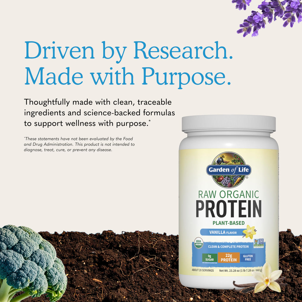 Organic Vegan Vanilla Protein Powder J411959