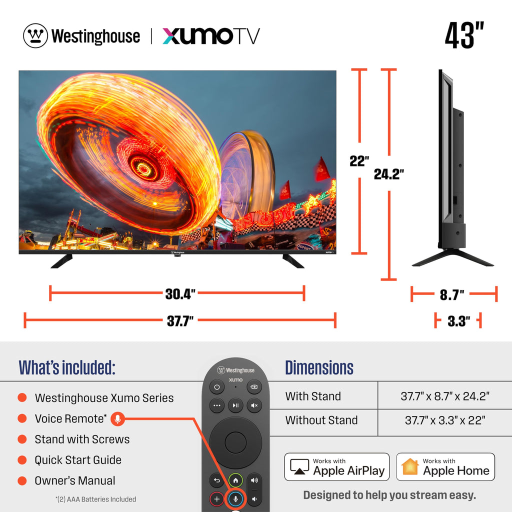 43-inch 4K UHD Smart LED TV K992