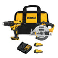 20V MAX Cordless Drill Driver and Circular Saw Combo Kit with 2 Ah Batteries and Charger Z5694
