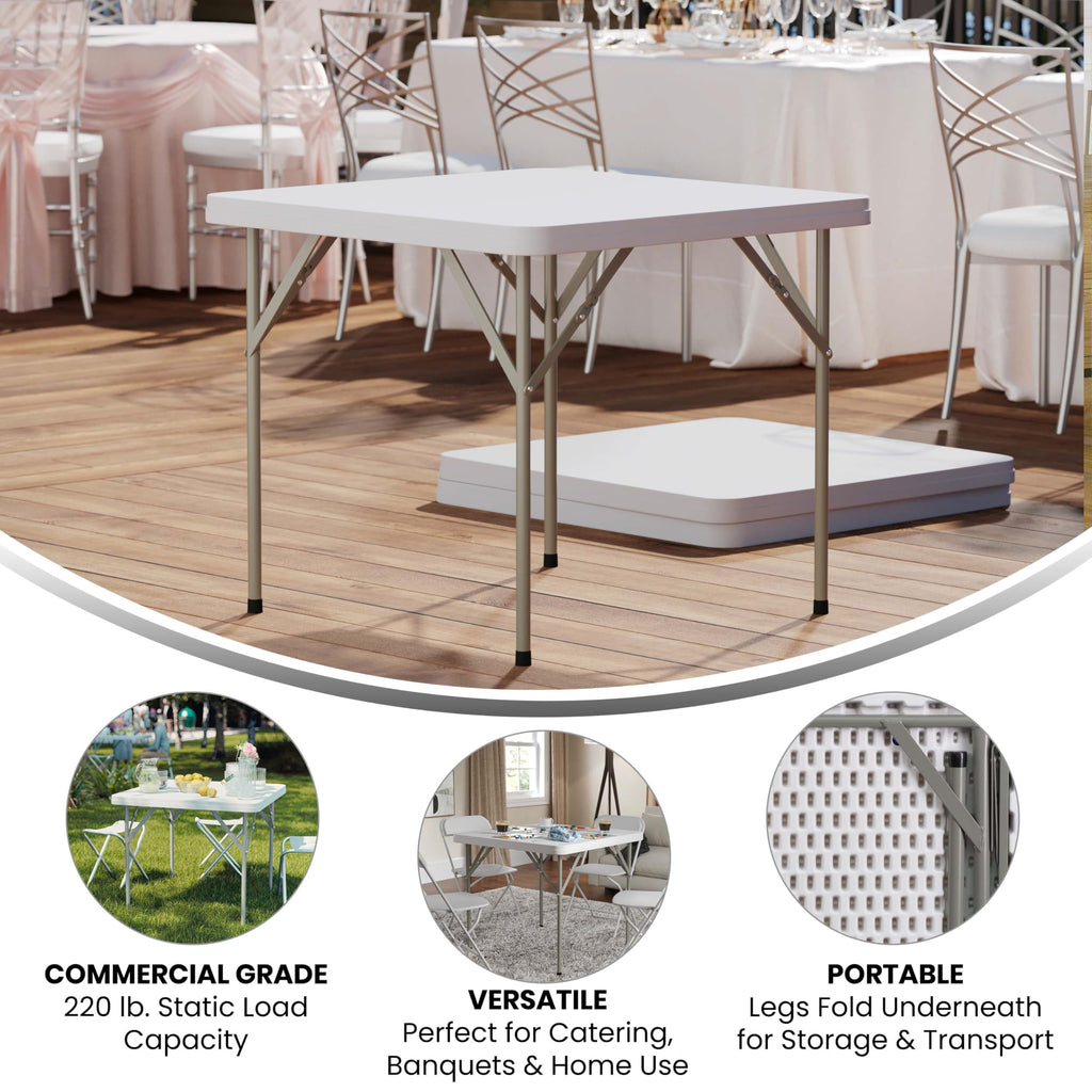 Square Plastic Folding Table I208455
