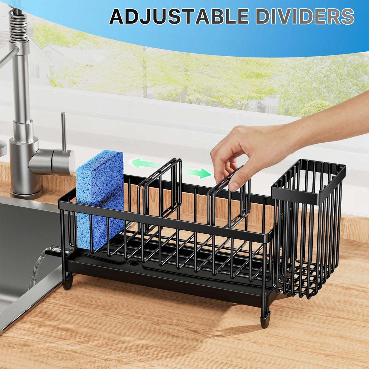 Sponge Holder with Brush Holder B183