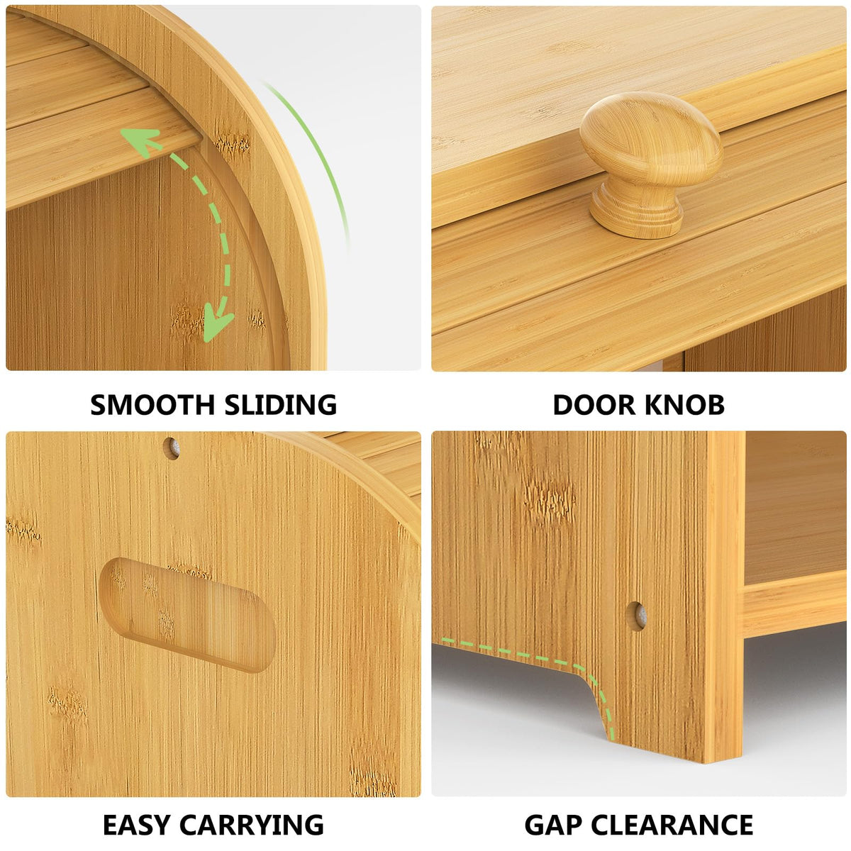 Bamboo Bread Box D91792