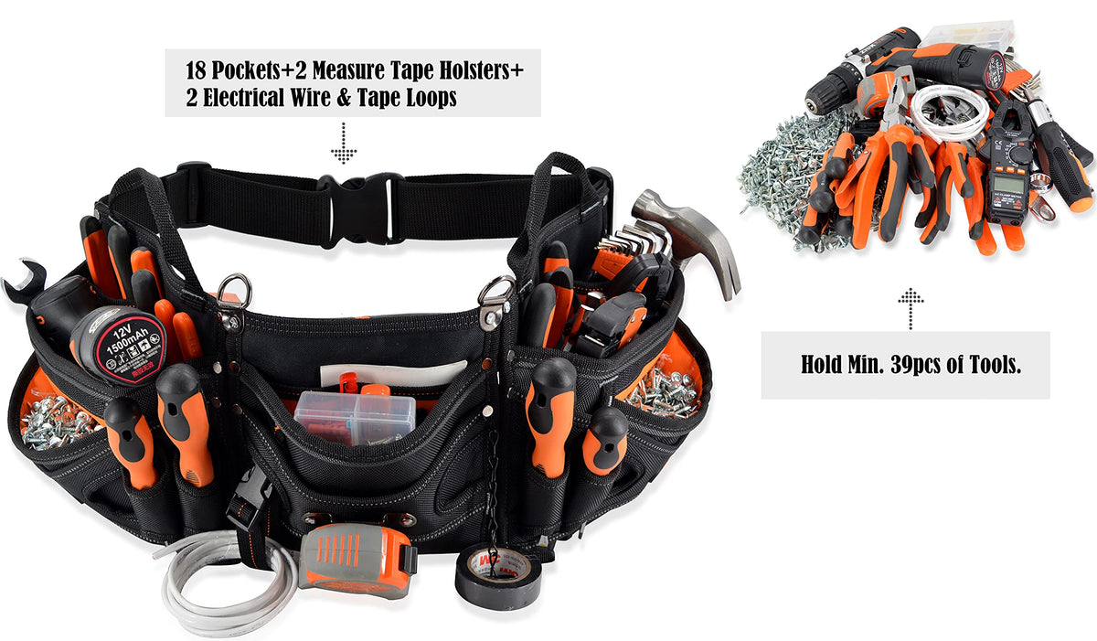 Heavy-Duty 18-Pocket Tool Belt J110792