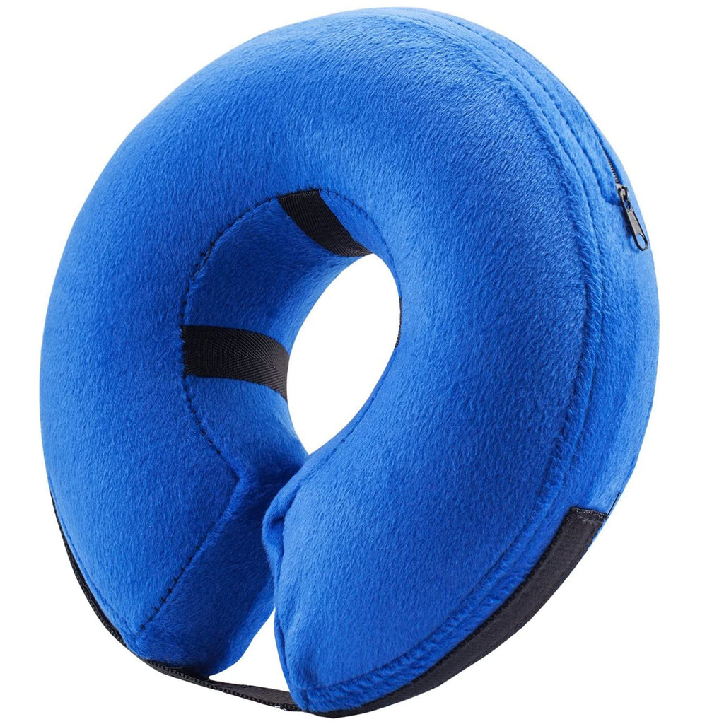 Inflatable Dog Cone Collar Alternative Large Blue N427